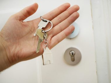 hand holding keys