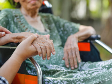 elder in wheelchair