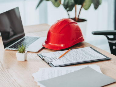 construction hat office